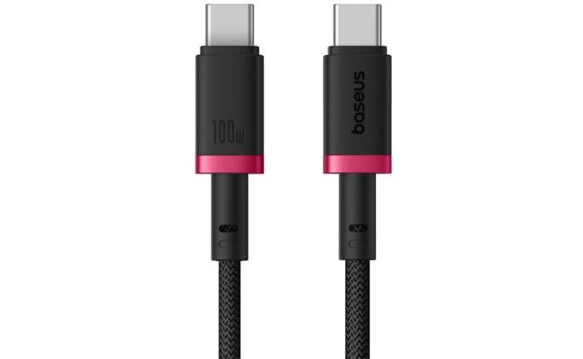 Baseus Dura Series Fast Charging Cable Type-C to Type-C 100W 1M - RedBlack